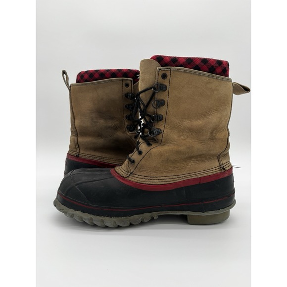 Vtg Red Wing Duck Boots And New Inserts ANSI Approved Mens Size 11 USA Steel Toe - Picture 4 of 11